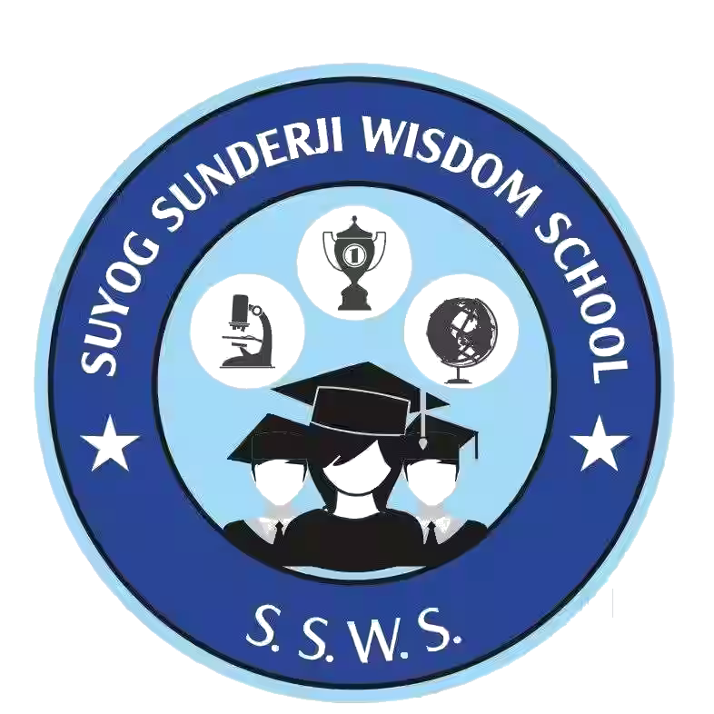 Suyog Sunderji Wisdom School logo